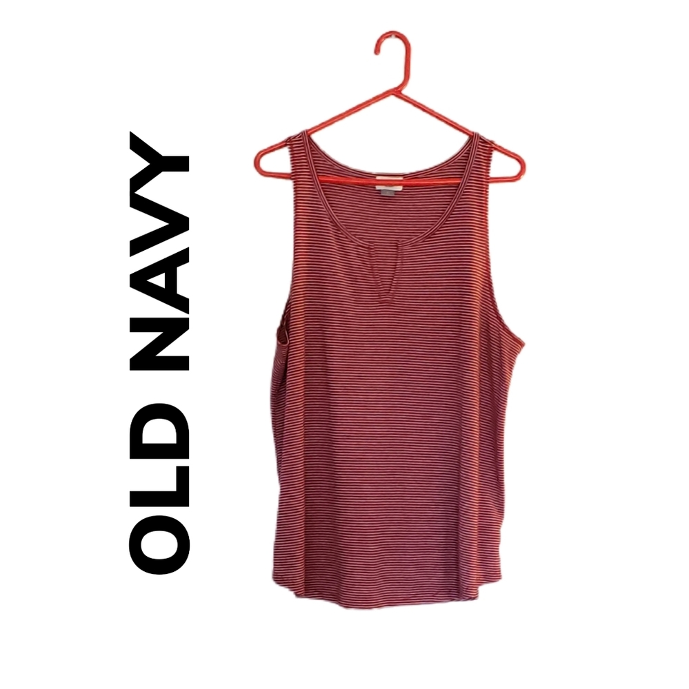 Red Sleeveless T-Shirt
